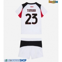 Maglie da calcio AC Milan Fikayo Tomori #23 Seconda Maglia Bambino 2025-26 Manica Corta + Pantaloni corti)